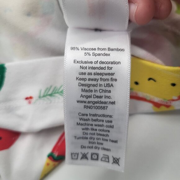 ANGEL DEAR Toddler 4T Holiday Shiny Bright Ornaments 2PC Long Sleeve Set Pajamas - Picture 4 of 4